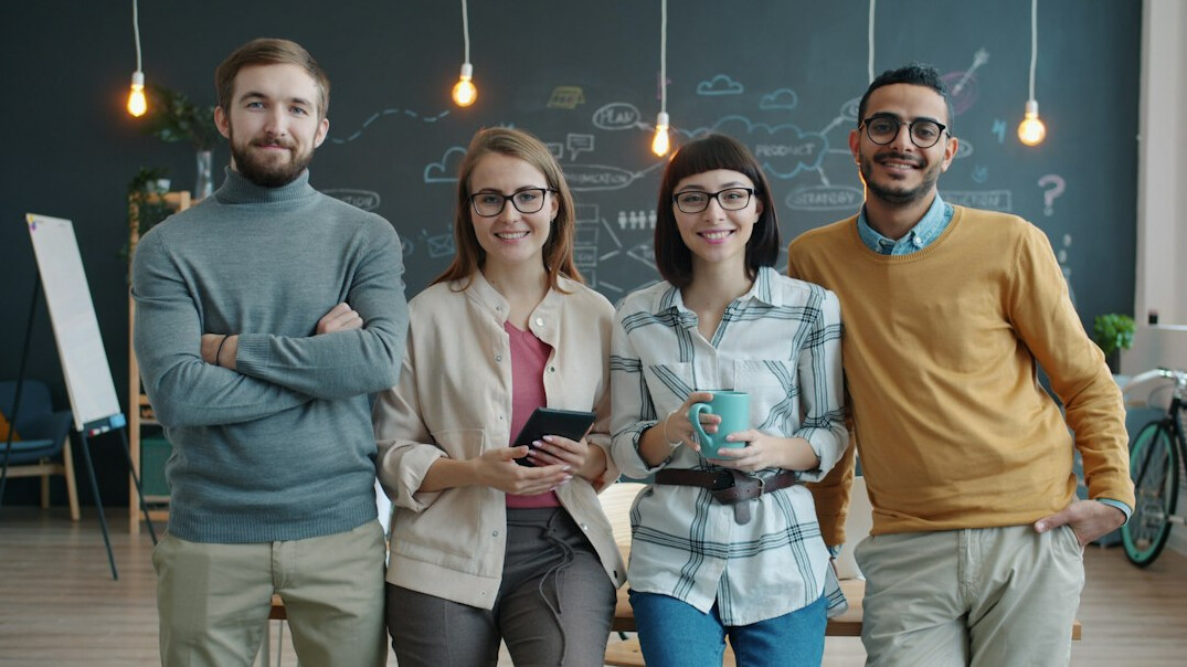 group of beginner programmers